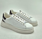 Guess scarpa uomo bianca in pelle con logo FMPVIBLEA12WBROC