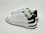 Guess scarpa uomo bianca in pelle con toppone nero FMFLBALEA12WHIBK