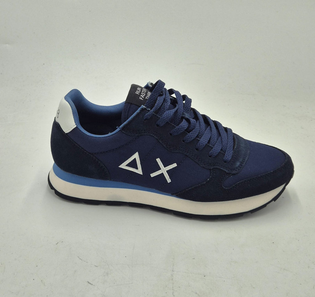 Sun 68 sneaker Tom solid navy blue Z4510107