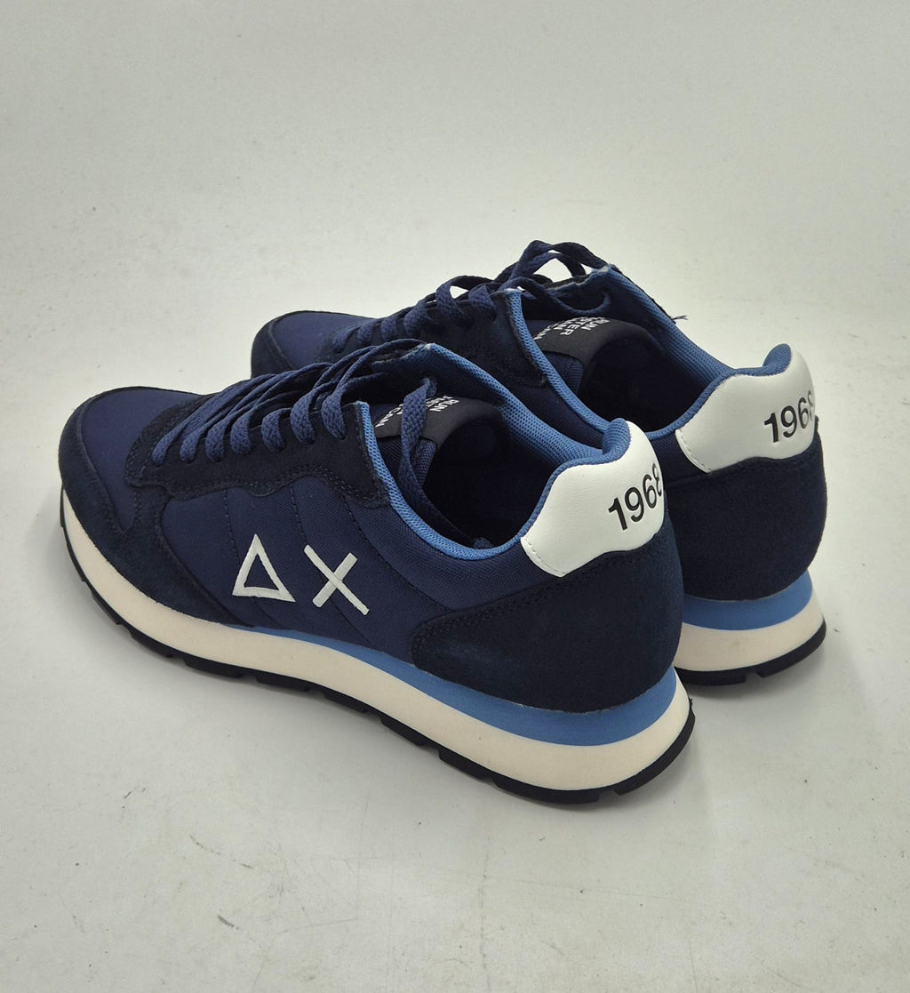 Sun 68 sneaker Tom solid navy blue Z4510107