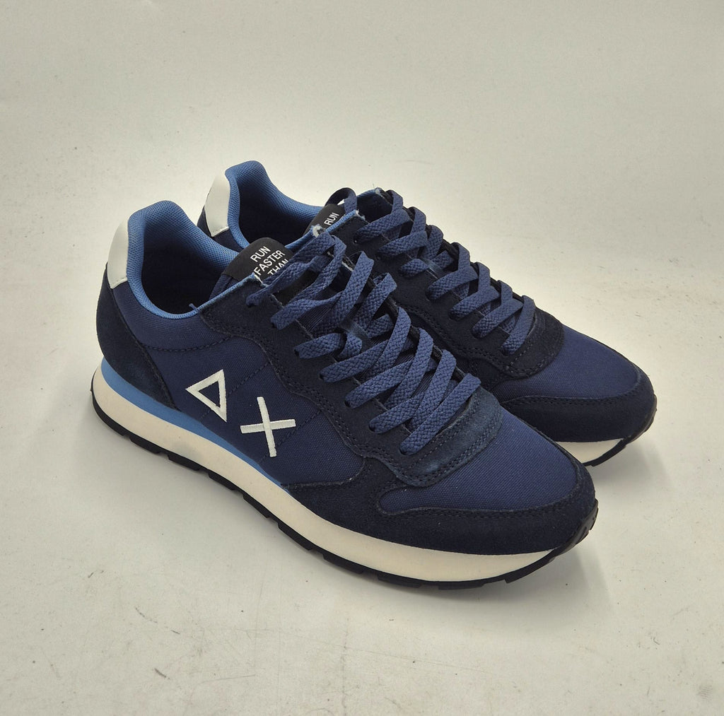 Sun 68 sneaker Tom solid navy blue Z4510107