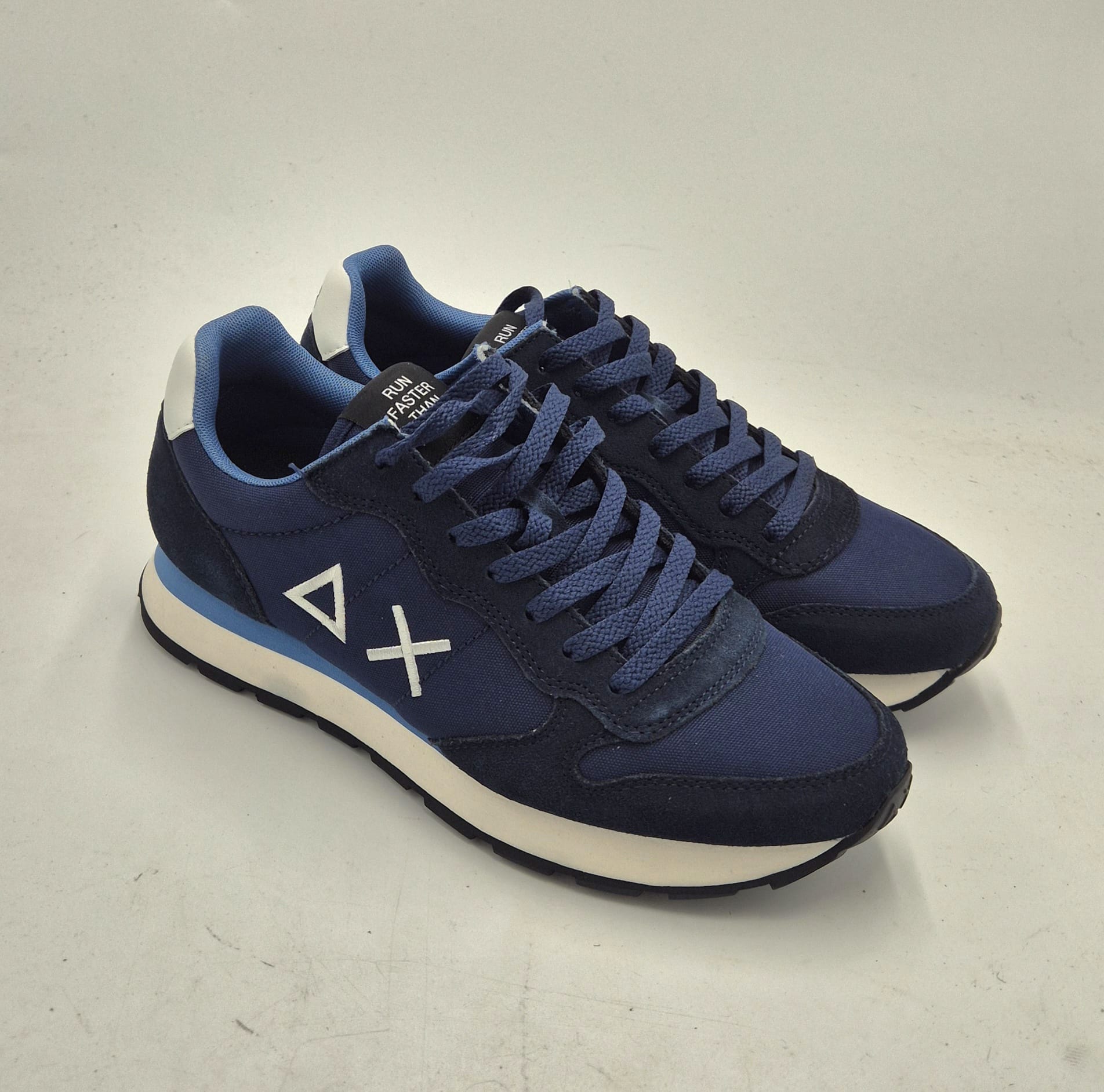 Sun 68 sneaker Tom solid navy blue Z4510107