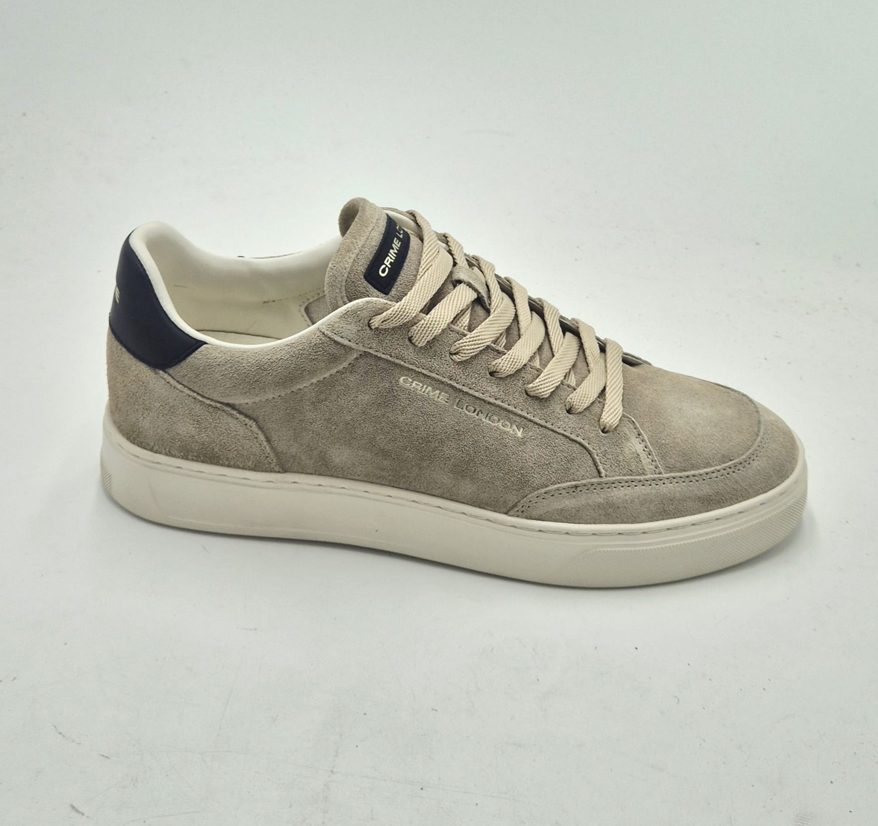 Crime scarpa uomo eclipse camoscio beige 11752AAB13