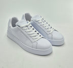 Armani exchange scarpa pelle bianca total white XM000141AF11912
