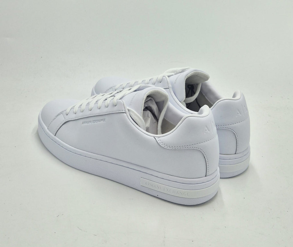 Armani exchange scarpa pelle bianca total white XM000141AF11912