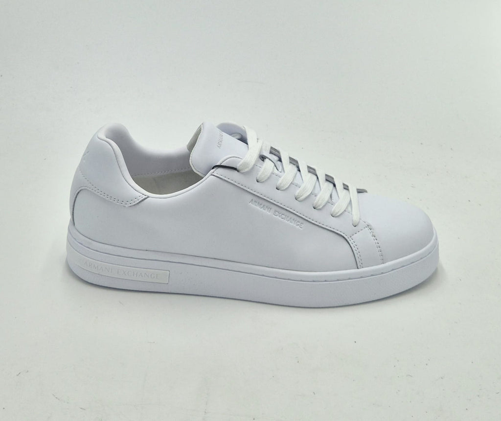 Armani exchange scarpa pelle bianca total white XM000141AF11912