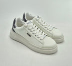 Guess sneaker in pelle bianca con paillettes FLFE10ELE12WHISI