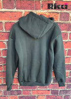 Adon felpa cappuccio hoodie felpata colore verde