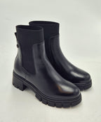 Janet & janet tronchetto pelle con elastico J532A BLACK nero