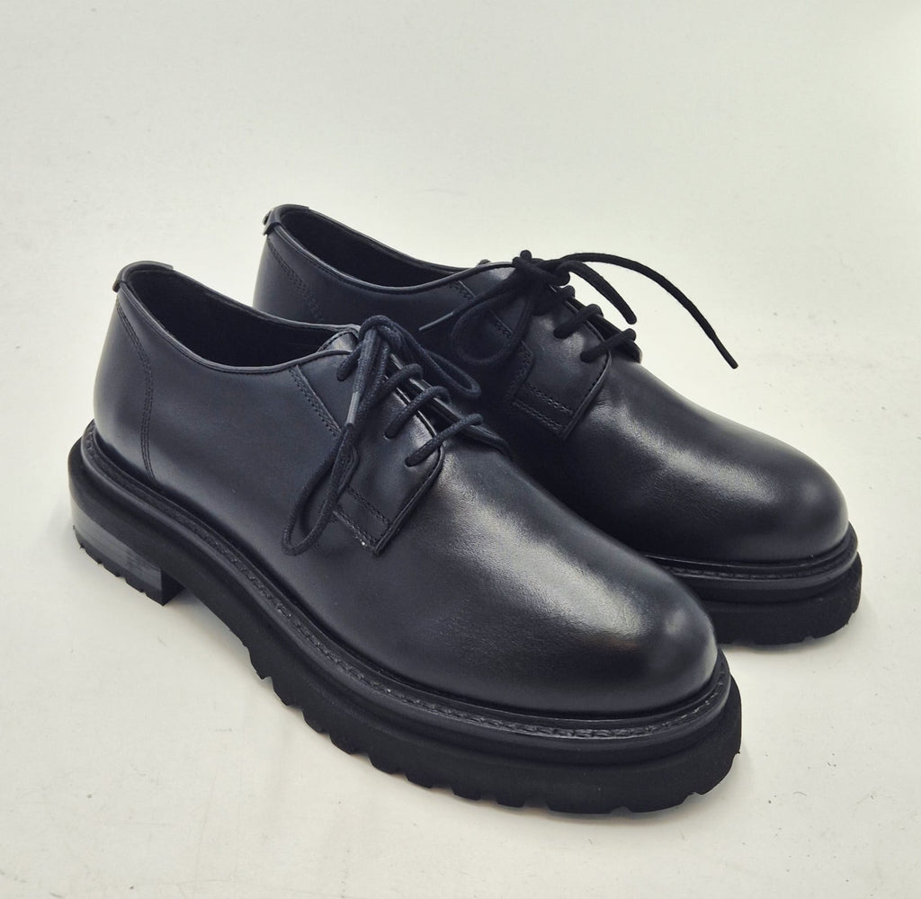 Janet & janet scarpa allacciata in pelle J471A BLACK nero