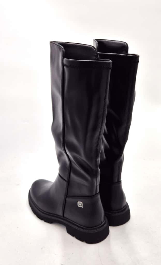 Queen Helena stivale biker elasticizzato nero X33-72BK