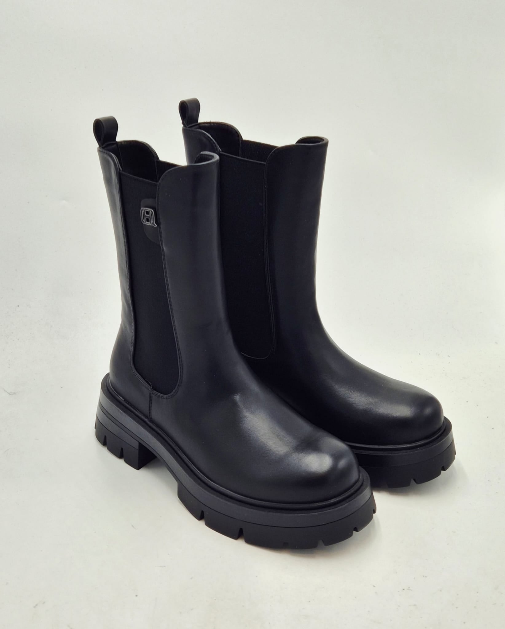 Queen Helena stivale elastico nero X33-61BK