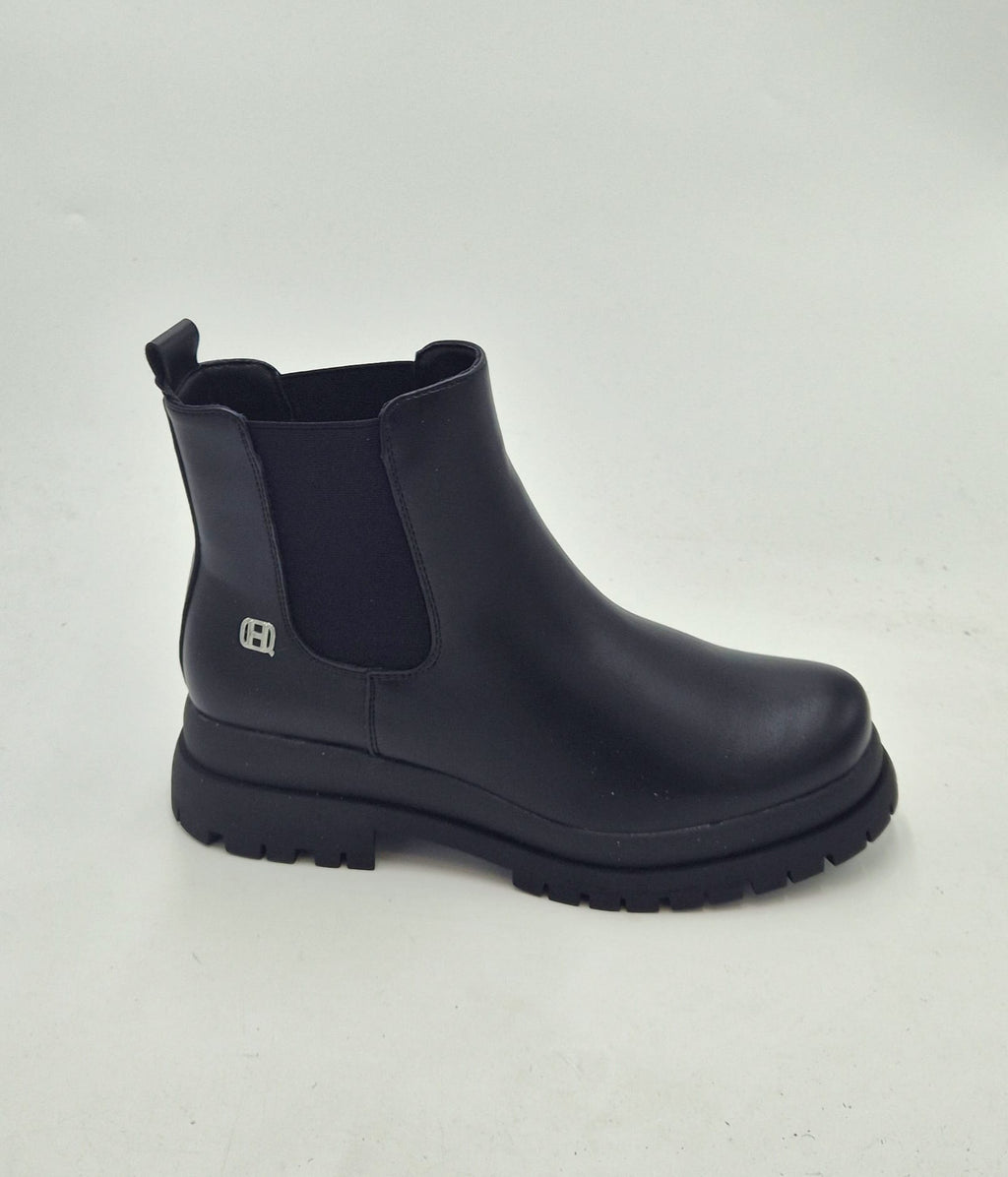 Queen Helena stivaletto elastico nero X33-97