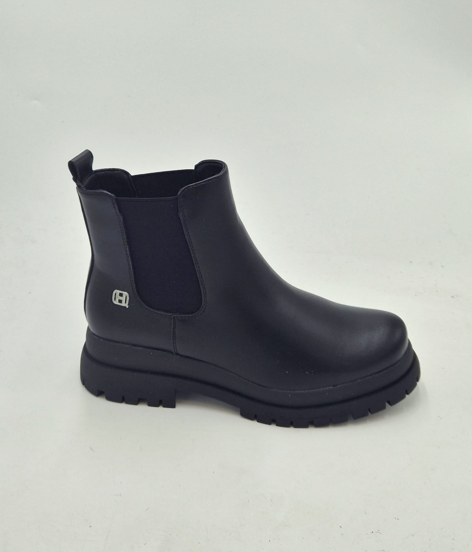 Queen Helena stivaletto elastico nero X33-97