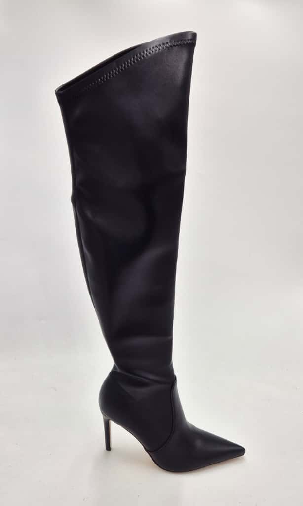 Queen Helena stivale alto tacco alto K3937 nero