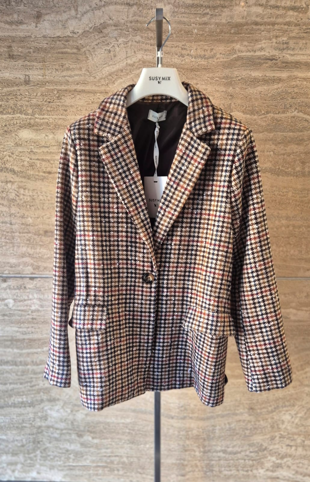 Susy mix giacca con cintura fantasia 59377GU66