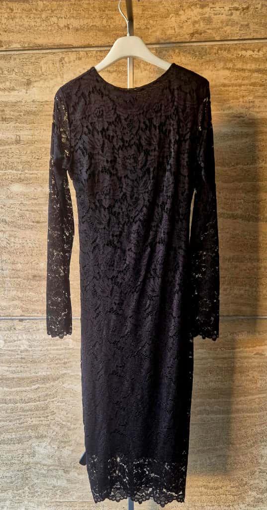 Susy mix abito pizzo manica lunga A109271 U70 nero