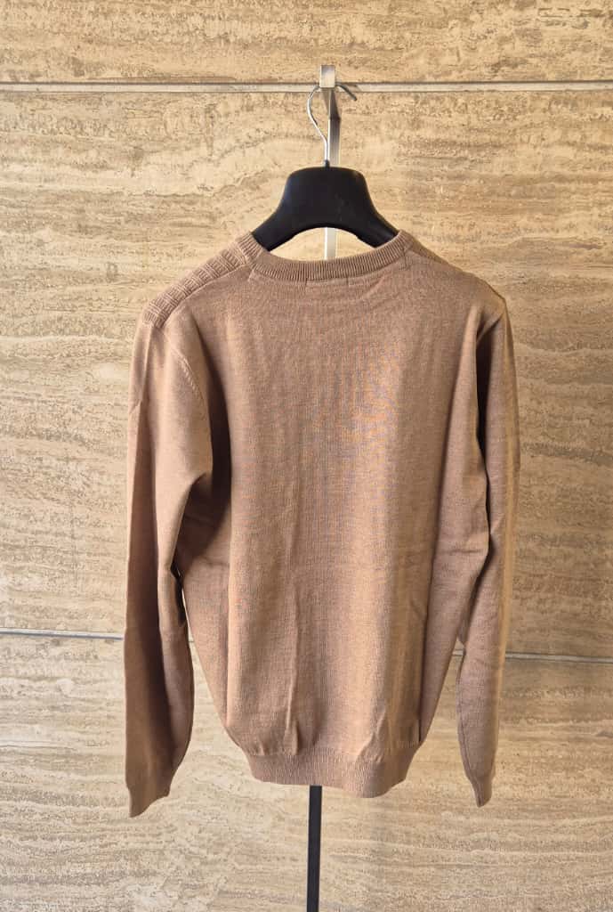 Seinse maglia lavorata girocollo MI3112 cammello