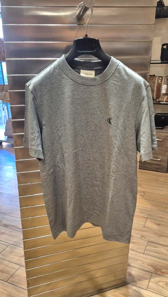 Calvin Klein t-shirt grigio melange LV04RC275