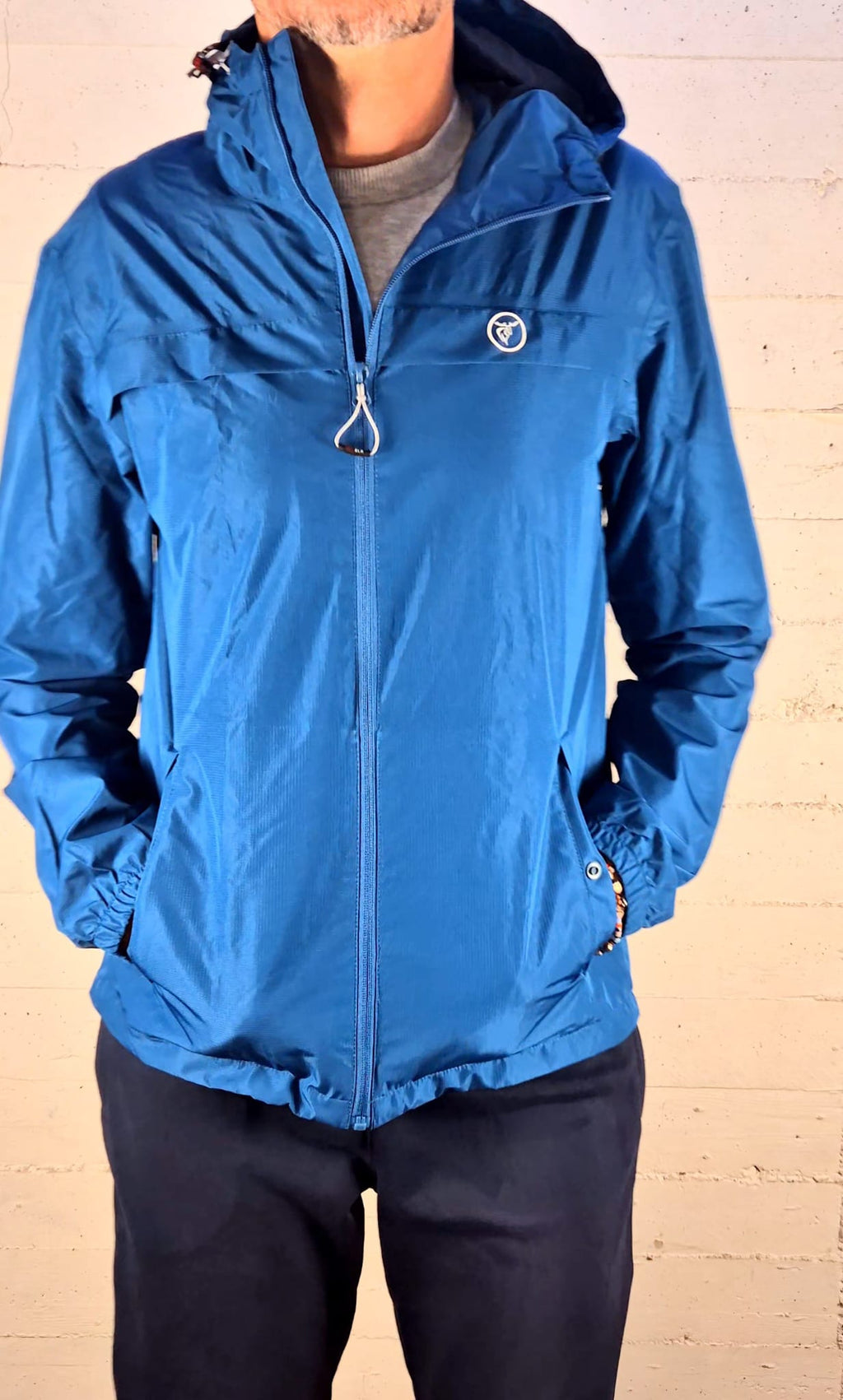 Redelk giacca antipioggia unisex Premium-Tex impermeabile unisex 10.000 mm blu chiaro 759