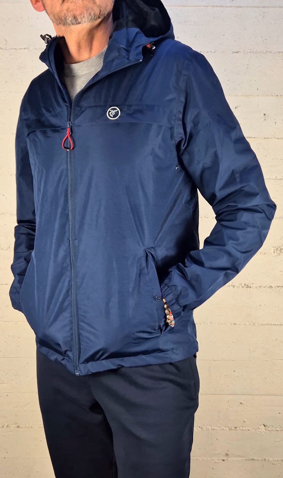 Redelk giacca antipioggia unisex Premium-Tex impermeabile unisex 10.000 mm blu 787