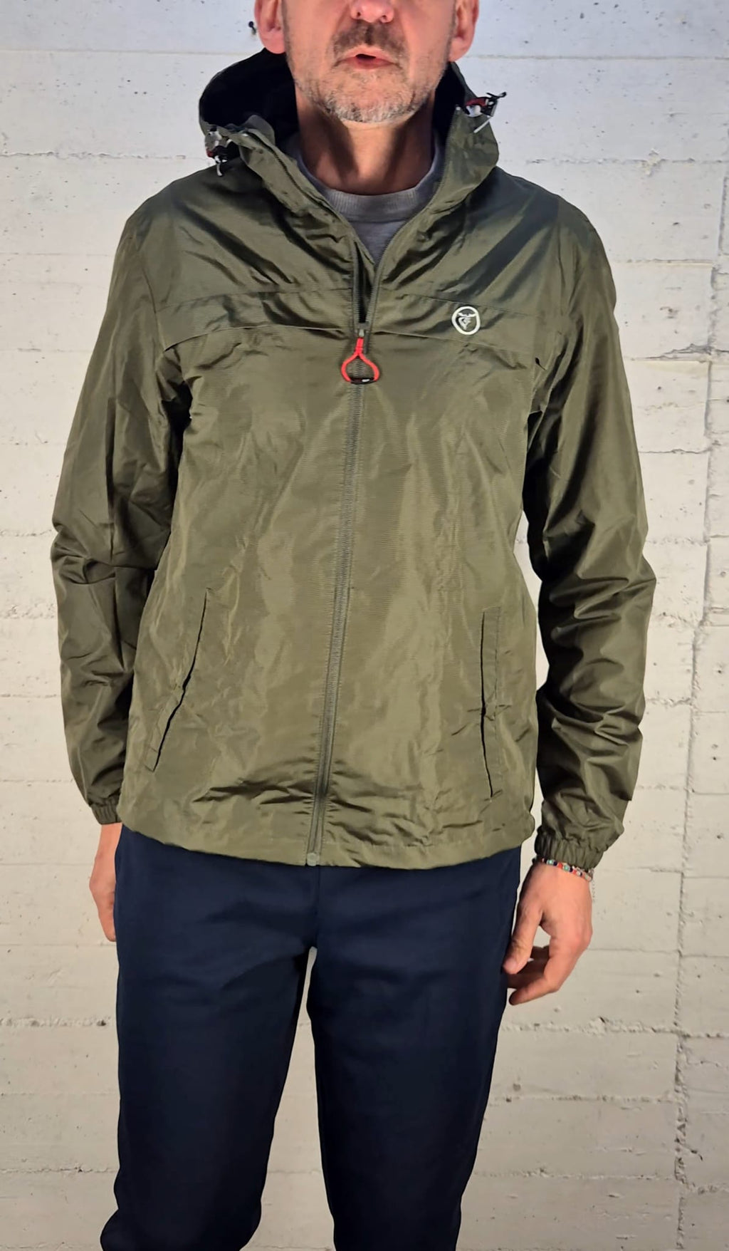 Redelk giacca antipioggia unisex Premium-Tex impermeabile unisex 10.000 mm verde 455