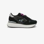 Sun 68 sneaker donna Z46230 big stargirl glitter nero