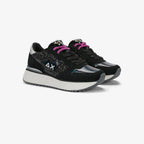 Sun 68 sneaker donna Z46230 big stargirl glitter nero
