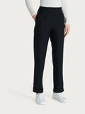 Ragno pantalone dritto in tessuto compact DO32PP020 nero