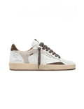 Crime scarpa uomo pelle bianca/beige/marrone 10200AA910