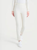Ragno pantalone slim dritto in tessuto compact D091PW004 avorio