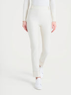 Ragno pantalone slim dritto in tessuto compact D091PW004 avorio
