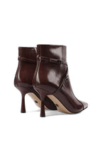 Queen Helena stivaletto vernice K5035 vinaccia