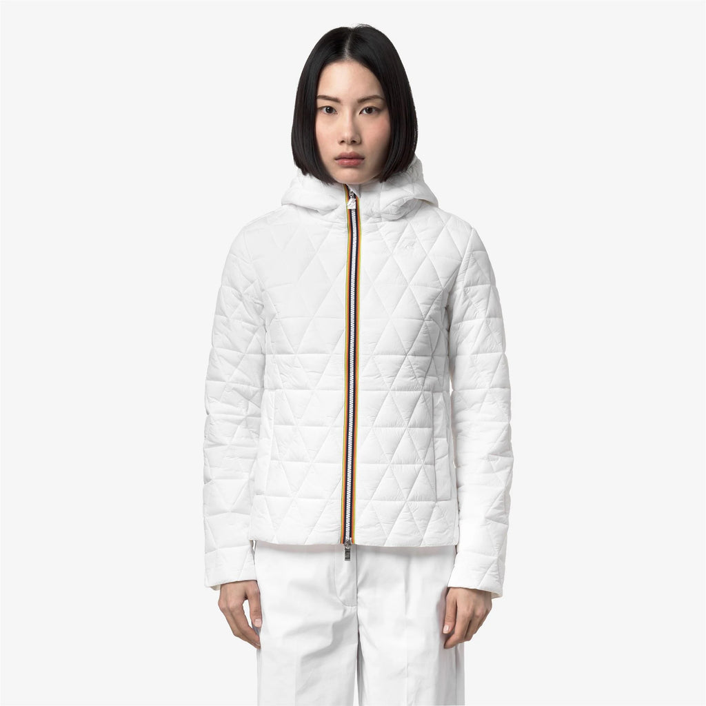 K-way giacca K2136EW 490 trapuntata BIANCA Lil diamond quilted warm jacket