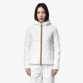 K-way giacca K2136EW 490 trapuntata BIANCA Lil diamond quilted warm jacket