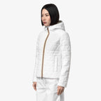K-way giacca K2136EW 490 trapuntata BIANCA Lil diamond quilted warm jacket