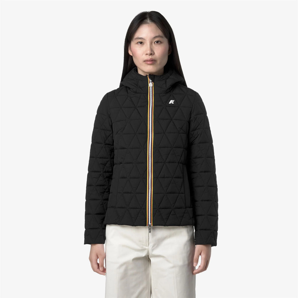K-way giacca K2136EW USY trapuntata nera Lil diamond quilted warm jacket