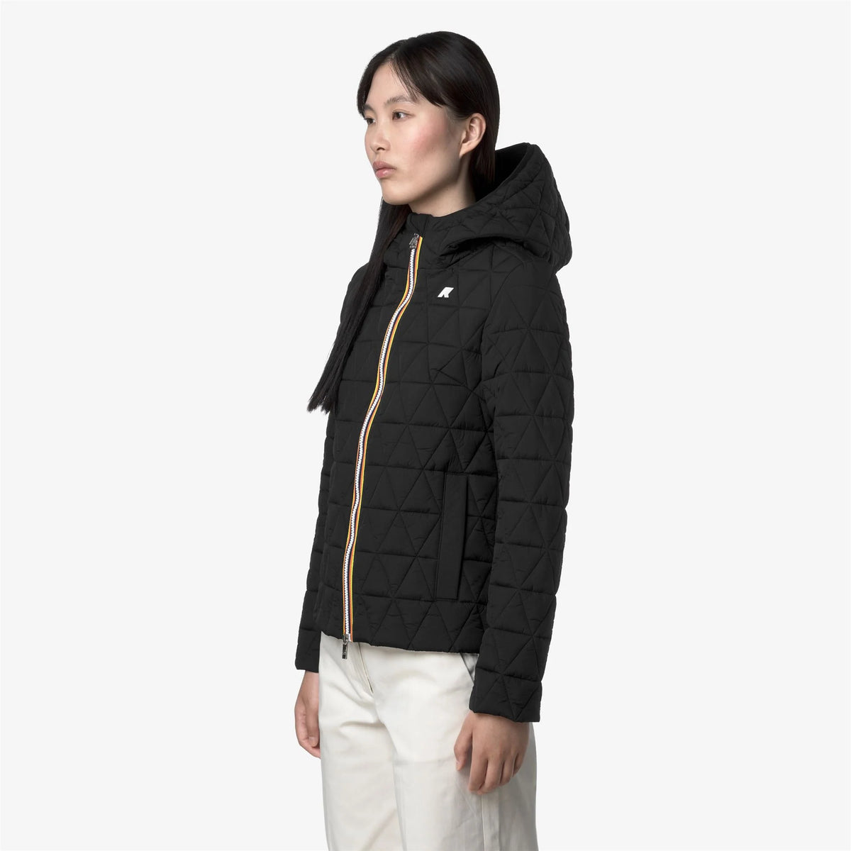 K-way giacca K2136EW USY trapuntata nera Lil diamond quilted warm jacket