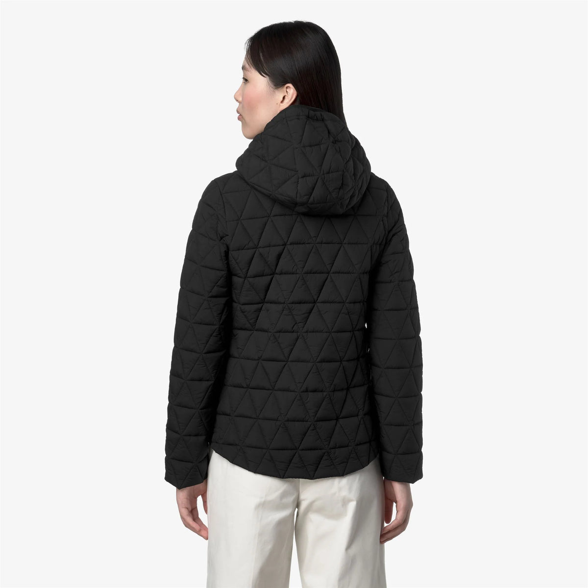 K-way giacca K2136EW USY trapuntata nera Lil diamond quilted warm jacket