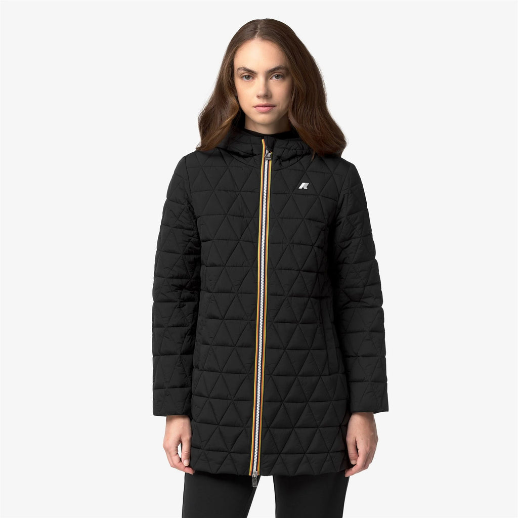 K-way giacca K8161HW USY trapuntata nera Sophie diamond quilted warm jacket