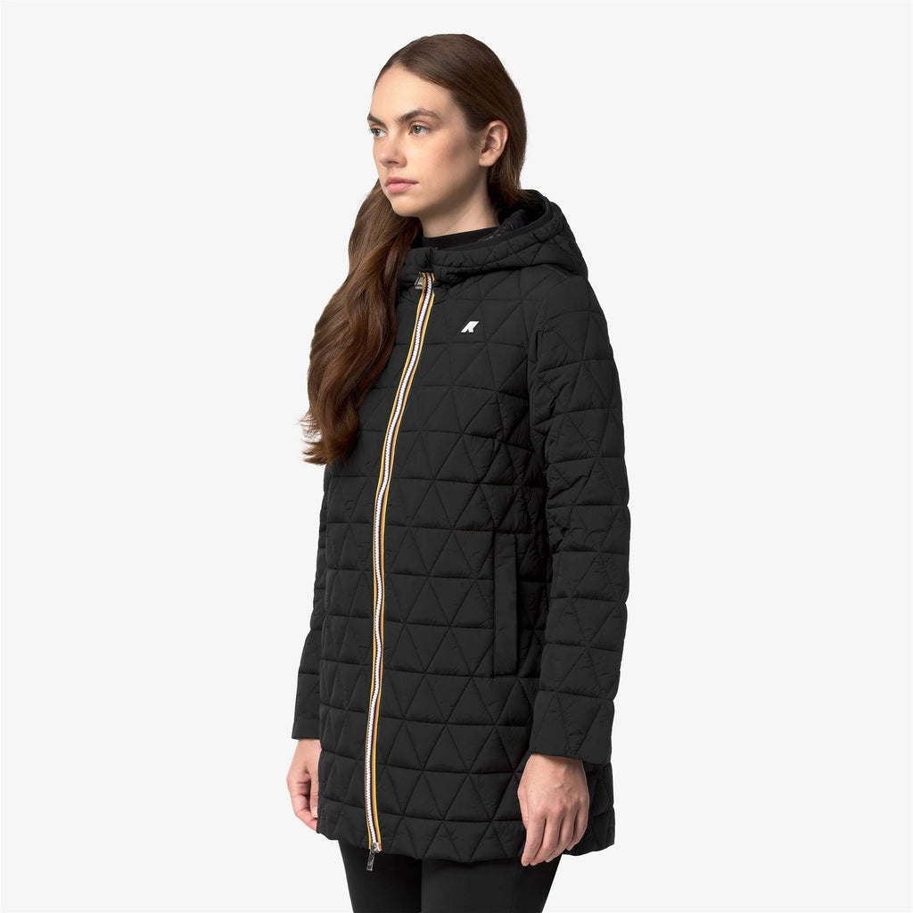 K-way giacca K8161HW USY trapuntata nera Sophie diamond quilted warm jacket