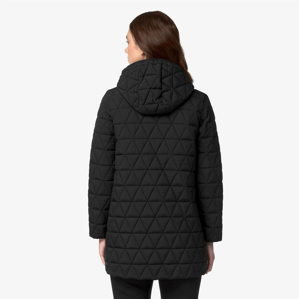 K-way giacca K8161HW USY trapuntata nera Sophie diamond quilted warm jacket