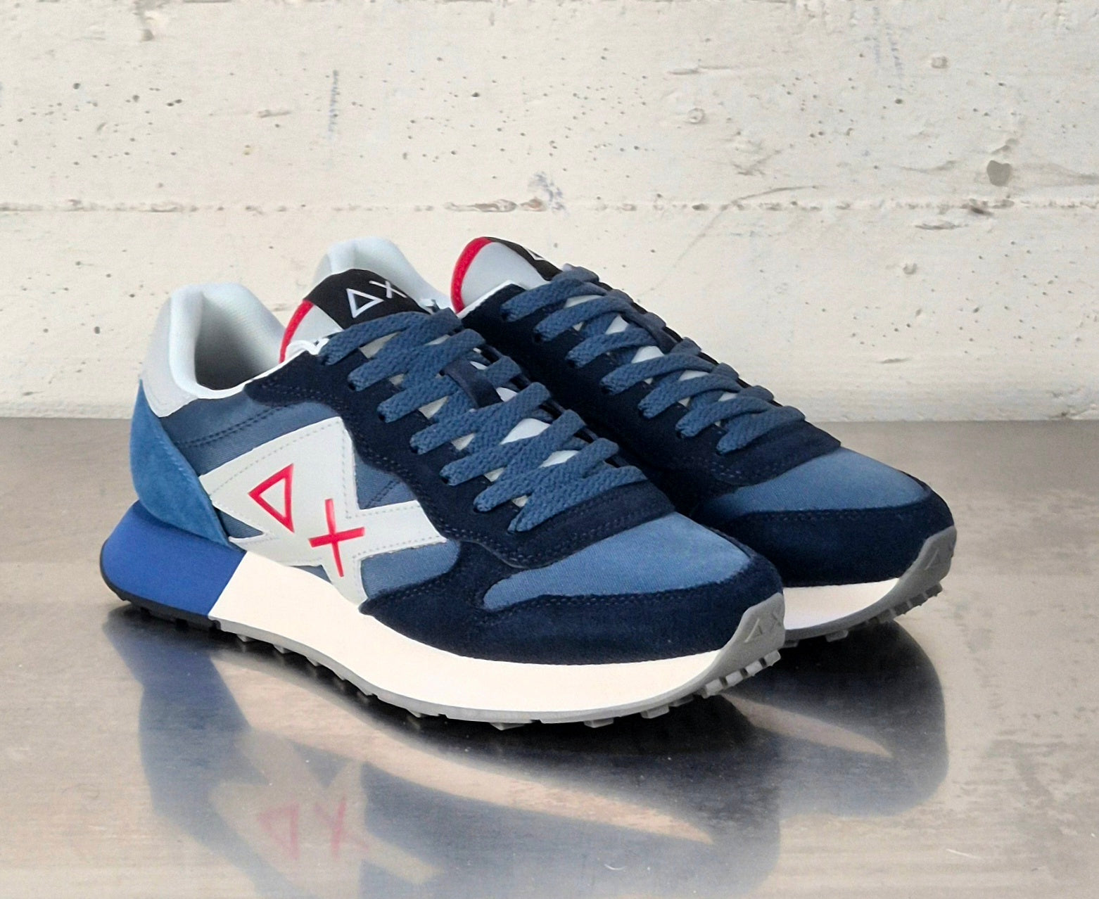 Sun 68 sneaker Jaki 2.0 solid navy blue Z3611507