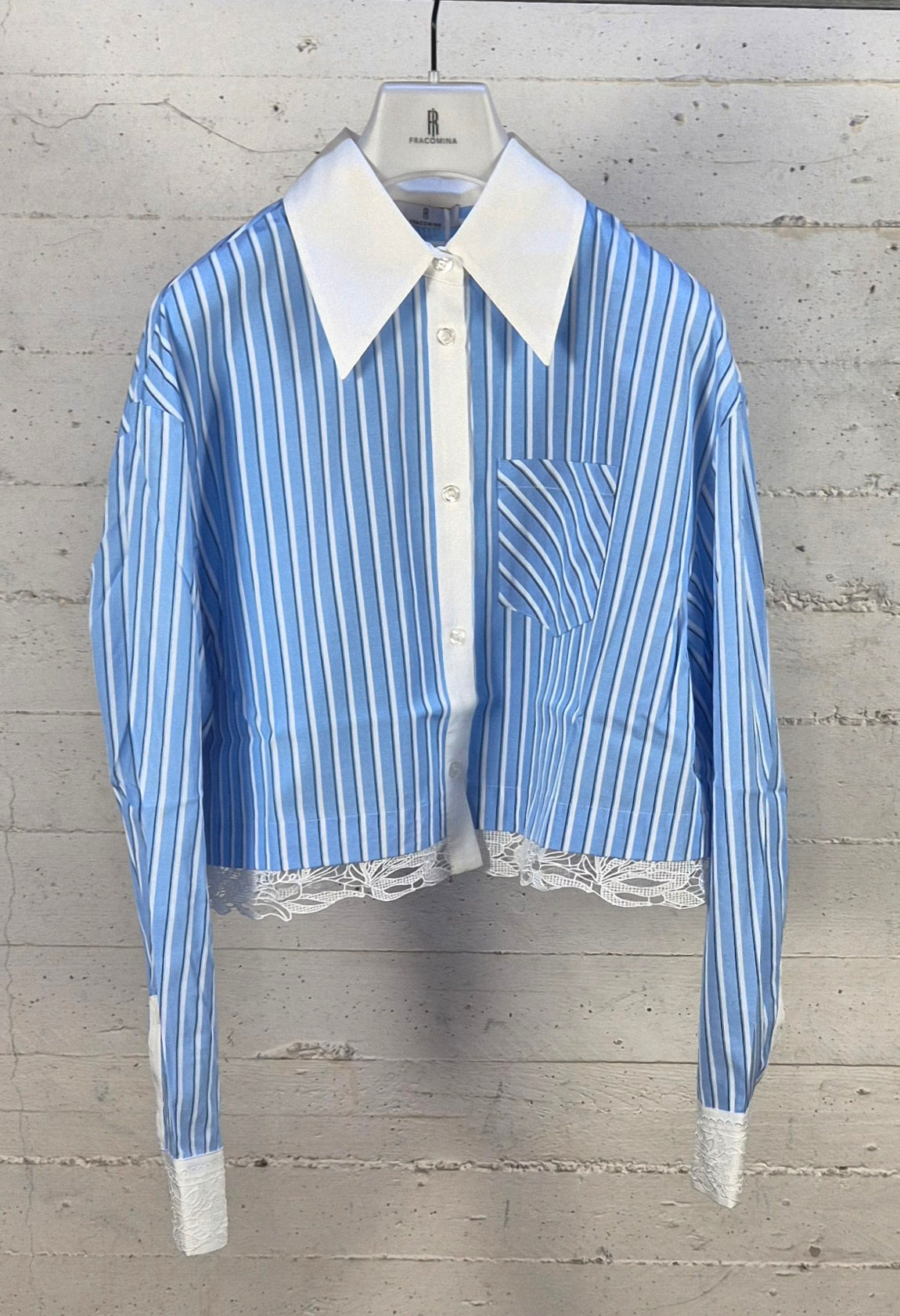 Fracomina camicia rigata ST60076W827N8 I24