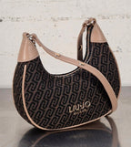 Liu Jo borsa Hobo a mezzaluna piccola moro AA6072T378A00533
