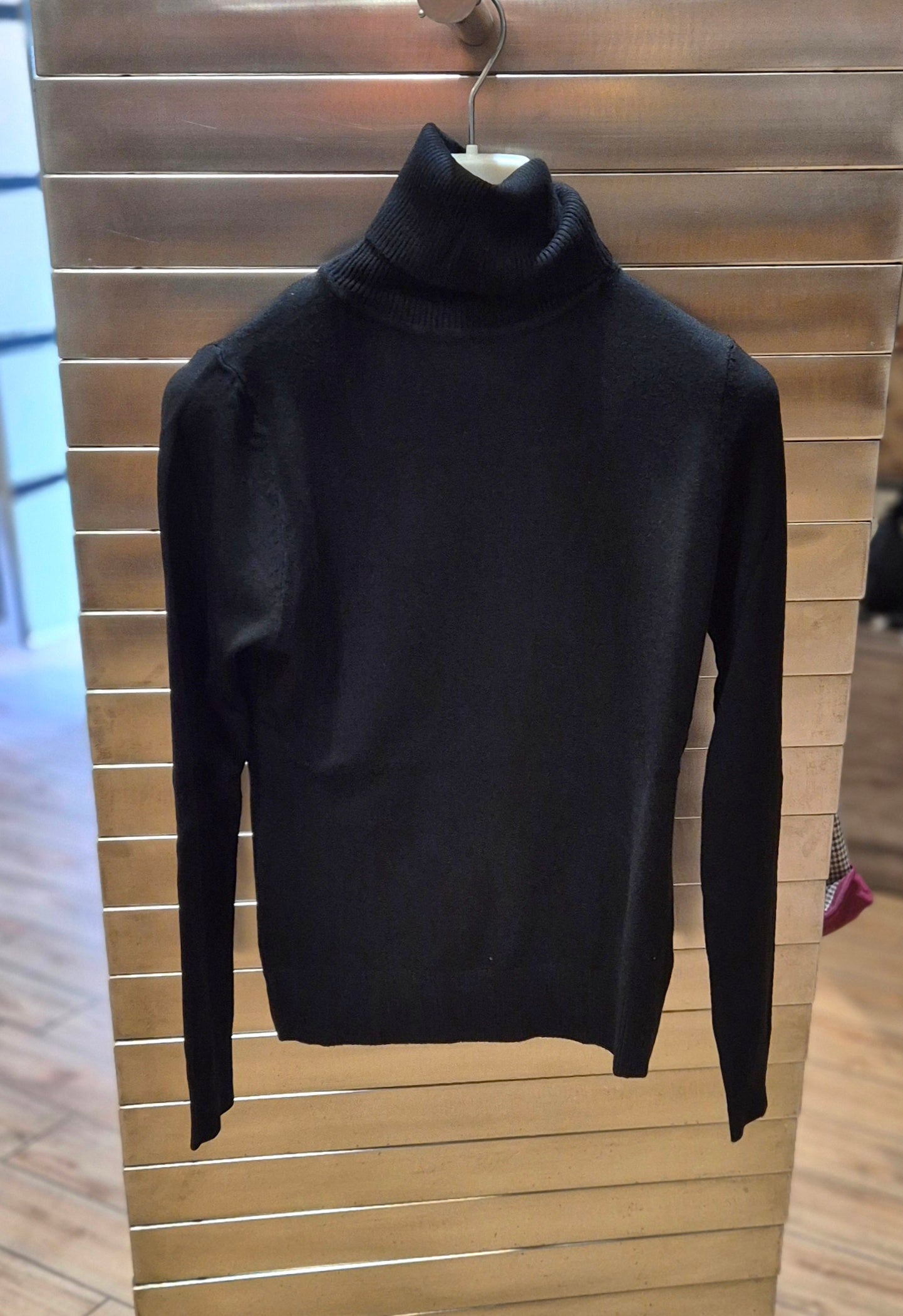 Susy mix maglioncino dolcevita basic mistoviscosa 250907U75 nero