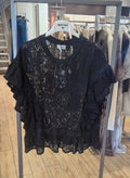 Susy Mix t-shirt pizzo 33090U75 nero