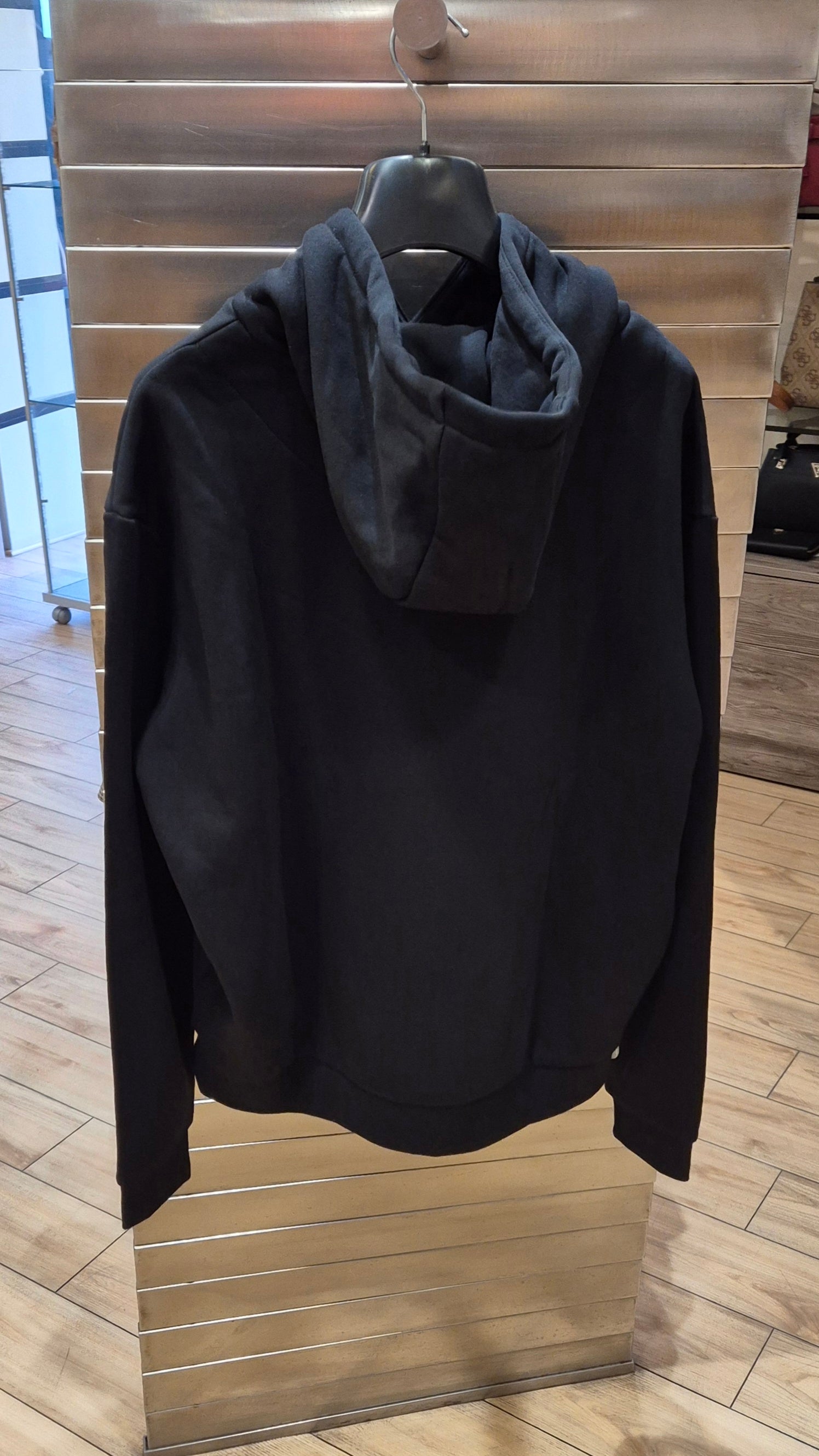 Kark Kani felpa hoodie cappuccio logo piccolo 6021238 nero