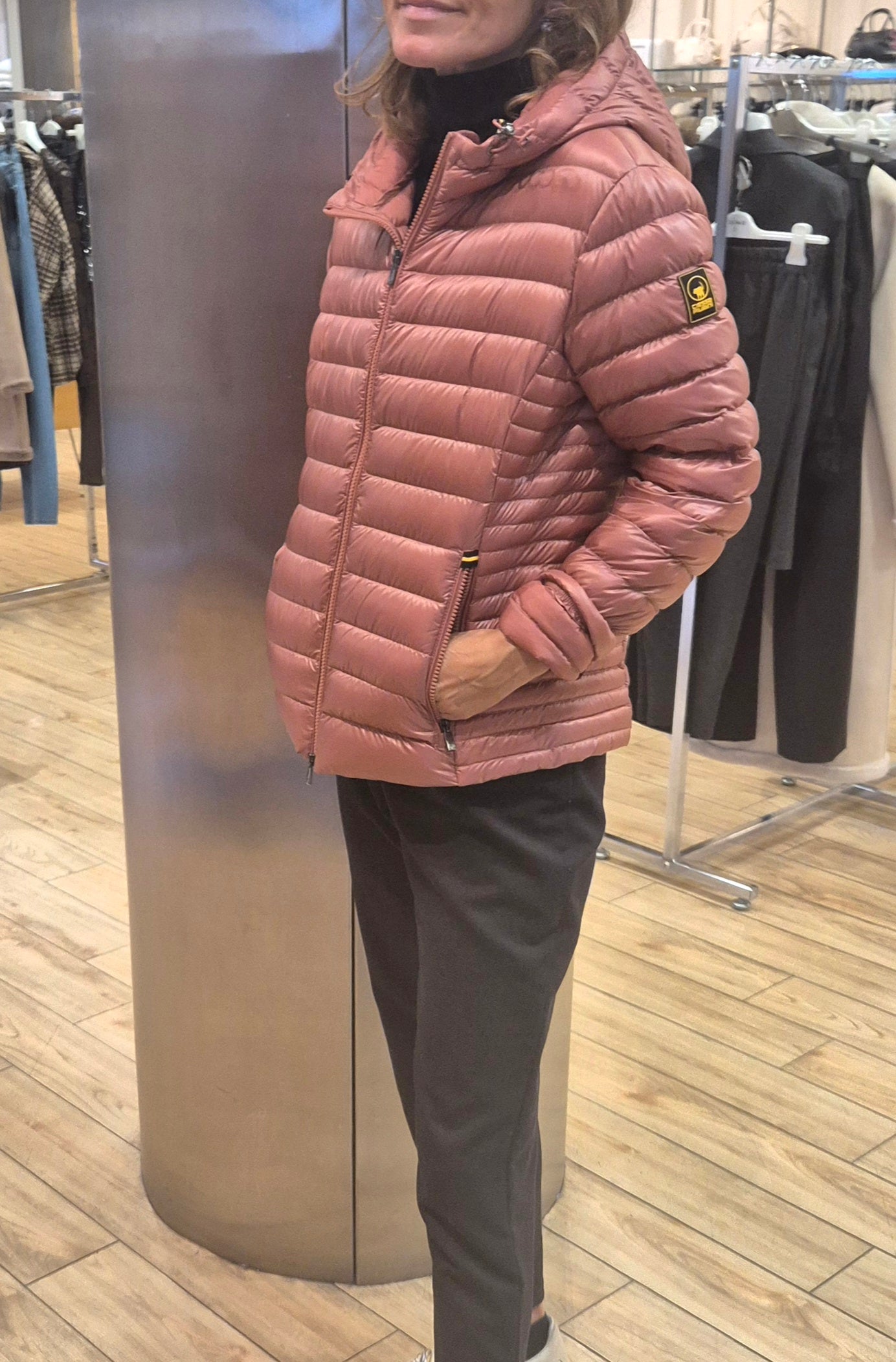 Ciesse piumini giacchetto 800fillpower color cipria CFWJ02098N3011D