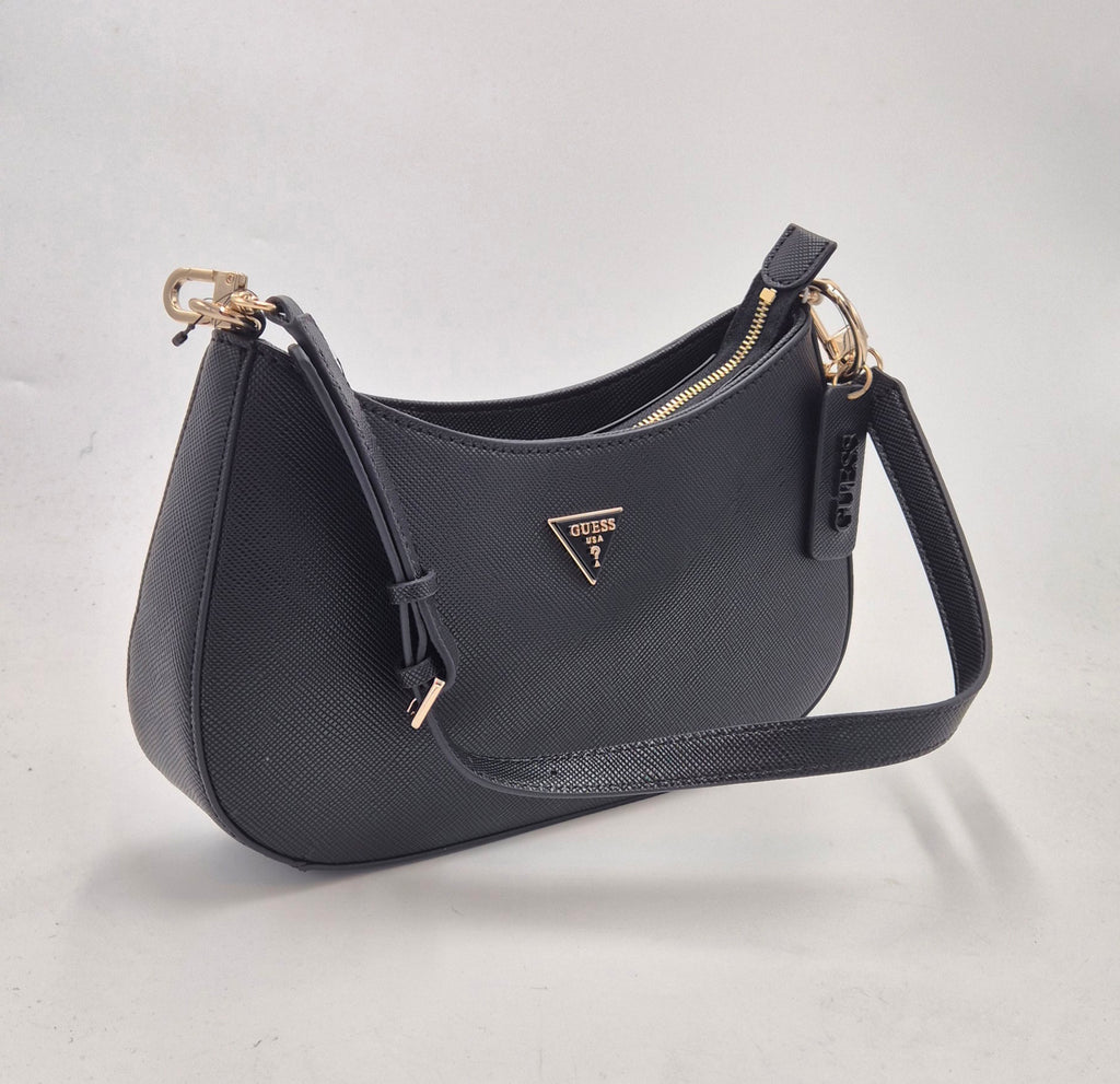 Guess borsa baguette a spalla HWZG9672180 black nero